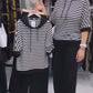 💥HOT SALE 2025💥Women's Striped Top & Solid Pants Set