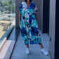 💜Limited Sale 50% OFF 👗Women's Casual Elegant Printed V-Neck Dress