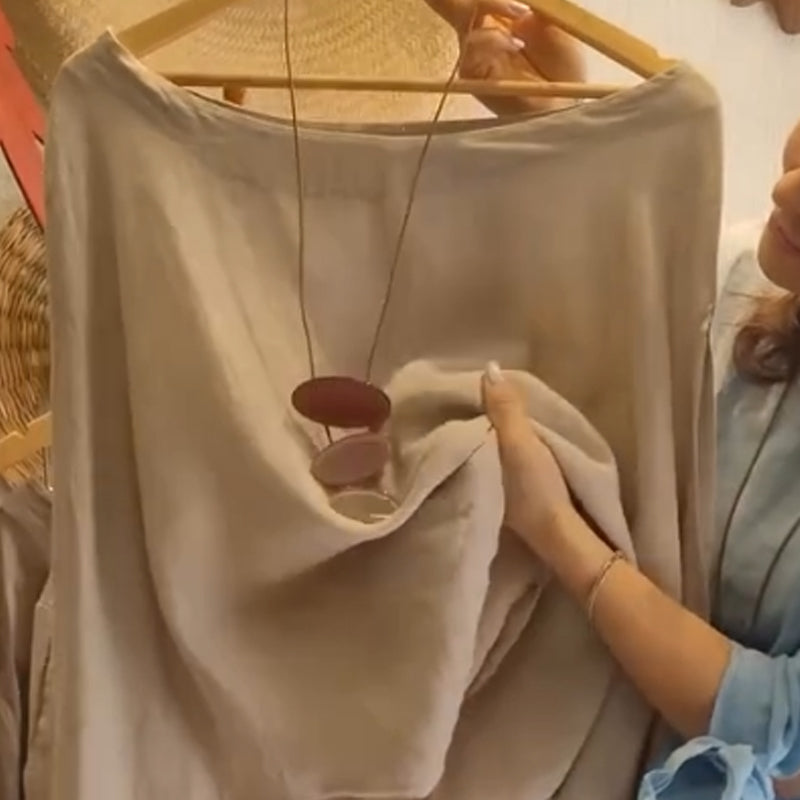 💕Women's Loose Fit Blouse & Floral Printed Wide-Leg Pants Set