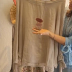 💕Women's Loose Fit Blouse & Floral Printed Wide-Leg Pants Set