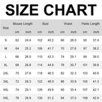 💕Women's Loose Fit Blouse & Floral Printed Wide-Leg Pants Set