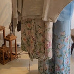 💕Women's Loose Fit Blouse & Floral Printed Wide-Leg Pants Set