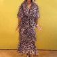 🎉2025 LAST DAY SALE 50% OFF🔥Women's Leopard Print Tiered Layered Dress