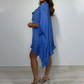 💖50% OFF💖Women's V-Neck Solid Color Mini Dress