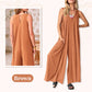 💃Limited Sale 50% OFF💕Women's Casual V-Neck Sleeveless Wide-Leg Jumpsuit