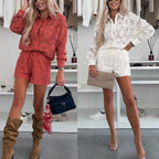 💖Limited Sale 50% OFF💖Elegant Lace Shirt Set