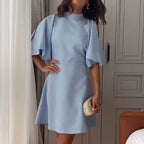 💖Limited Sale 50% OFF💖Women's Slit Sleeve Waisted Short Dress