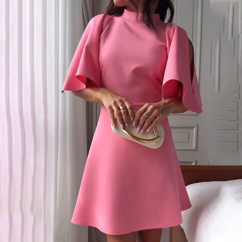 💖Limited Sale 50% OFF💖Women's Slit Sleeve Waisted Short Dress
