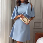 💖Limited Sale 50% OFF💖Women's Slit Sleeve Waisted Short Dress