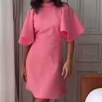 💖Limited Sale 50% OFF💖Women's Slit Sleeve Waisted Short Dress