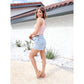 💖LAST DAY SALE 50% OFF🥰High Rise Frayed Hem Cut Off Dad Shorts