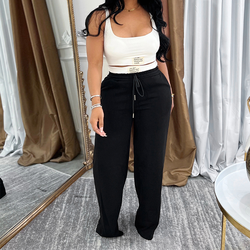 🔥HOT SALE 50% OFF💕Women's Sleeveless Tank Top & Drawstring Pants 2-Piece Set