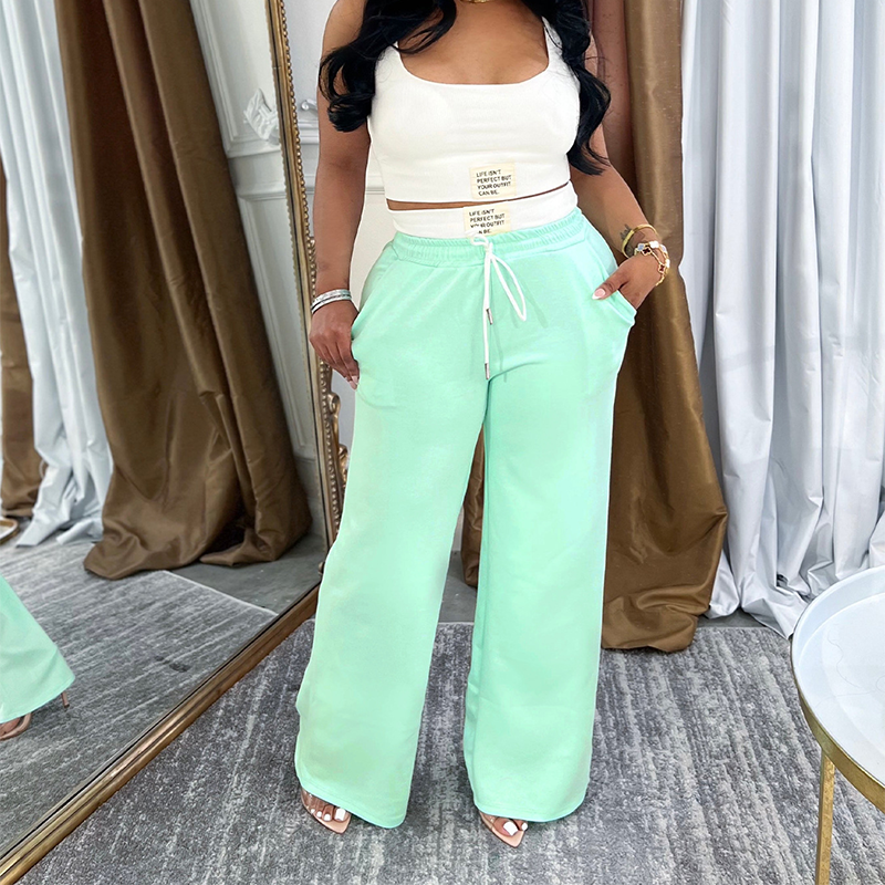 🔥HOT SALE 50% OFF💕Women's Sleeveless Tank Top & Drawstring Pants 2-Piece Set