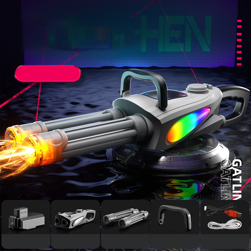 ⏳Time-limited Special⏰Double Barrel Gatling Electric Water Gun Set