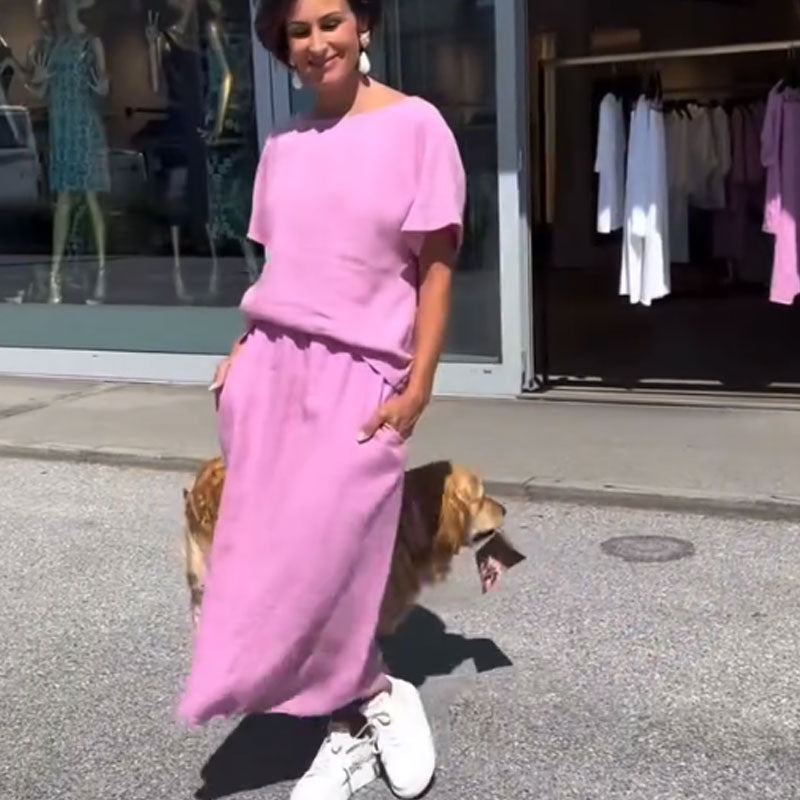 🥰Limited Sale 50% OFF💖Women's Casual Flowing Loose Two-Piece Suit