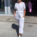 🥰Limited Sale 50% OFF💖Women's Casual Flowing Loose Two-Piece Suit