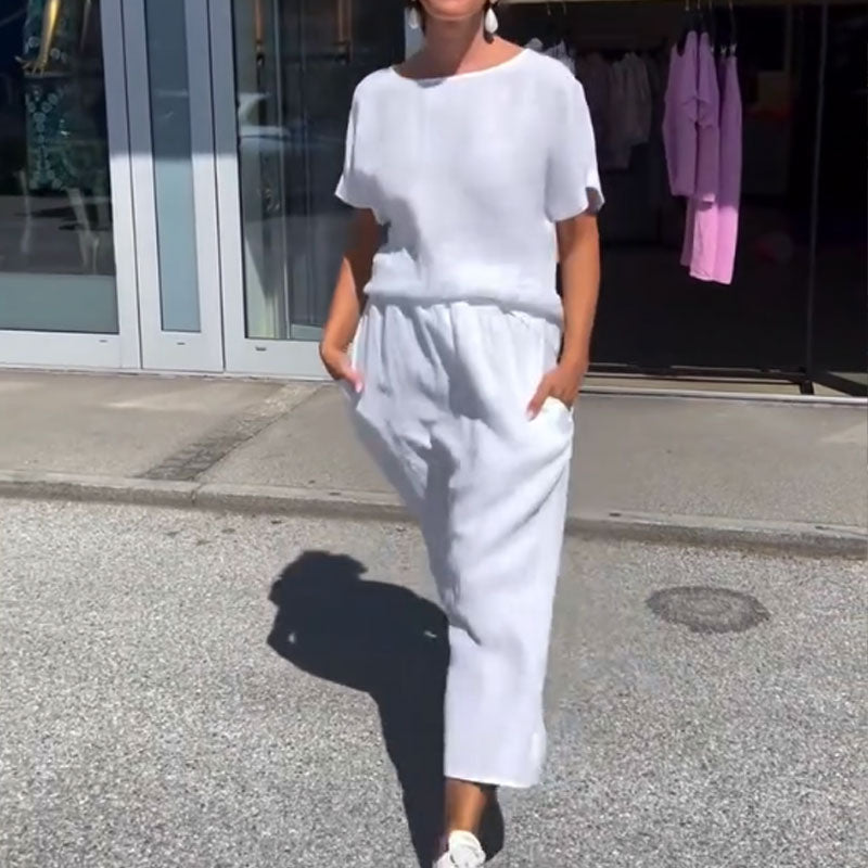 🥰Limited Sale 50% OFF💖Women's Casual Flowing Loose Two-Piece Suit