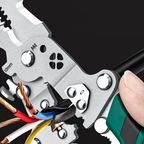 💥Hot Sale For 50% 0FF💥Multifunctional Foldable Wire Stripping Scissors with Electrical Test⚡️✂️