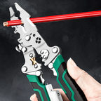 💥Hot Sale For 50% 0FF💥Multifunctional Foldable Wire Stripping Scissors with Electrical Test⚡️✂️