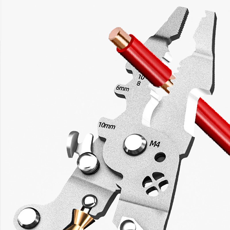 💥Hot Sale For 50% 0FF💥Multifunctional Foldable Wire Stripping Scissors with Electrical Test⚡️✂️