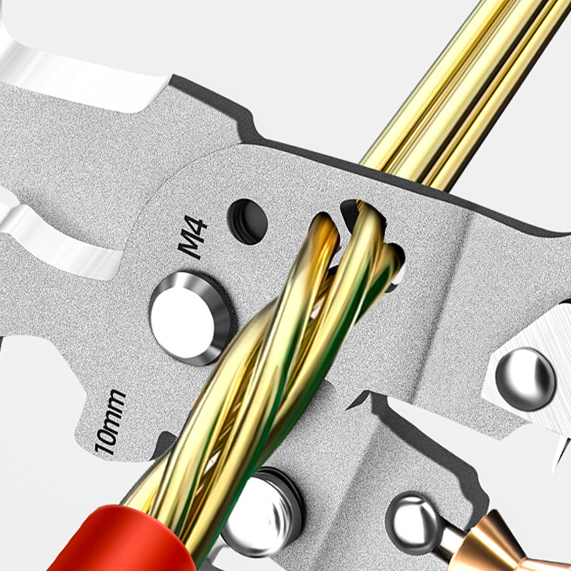 💥Hot Sale For 50% 0FF💥Multifunctional Foldable Wire Stripping Scissors with Electrical Test⚡️✂️