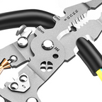 💥Hot Sale For 50% 0FF💥Multifunctional Foldable Wire Stripping Scissors with Electrical Test⚡️✂️