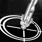 ✨LETZTER TAG VERKAUF 50% RABATT✨Multifunktionaler, verschleißfester, gezahnter exzentrischer Konstruktionsbohrer mit vier Klingen
