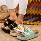 ✨Double-Strap Thick-Soled Studded Sandals💫