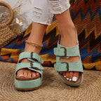 ✨Double-Strap Thick-Soled Studded Sandals💫