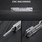 Große Rabattaktion!🔥Faltbar, scharf, vielseitig – Ihr praktischer Begleiter für jeden Schnitt-Tragbares Allzweckmesser aus rostfreiem Stahl (10 Klingen gratis)