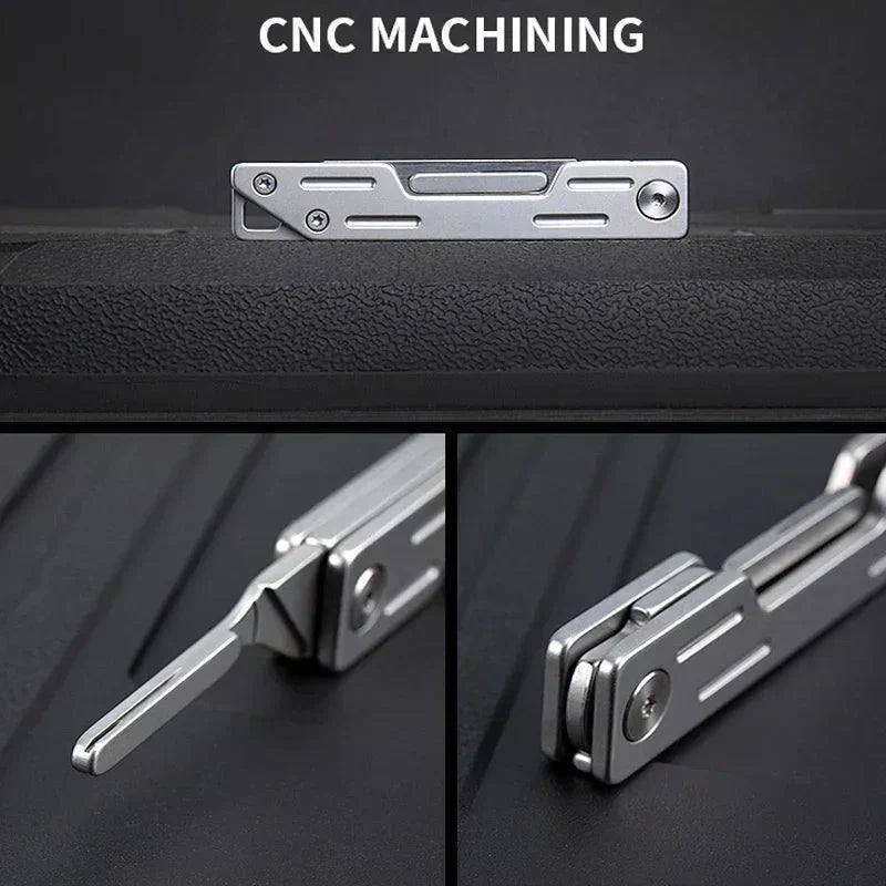 Große Rabattaktion!🔥Faltbar, scharf, vielseitig – Ihr praktischer Begleiter für jeden Schnitt-Tragbares Allzweckmesser aus rostfreiem Stahl (10 Klingen gratis)