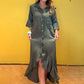 ⏳Limited Time Offer⏰Women's Button-Down Shirt Dress with Ruffle Hem