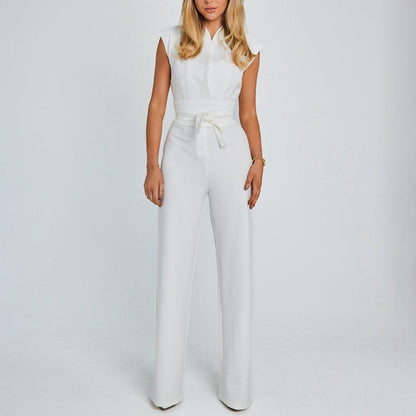 💗Summer Specials✨Women's Sleeveless Wide-Leg Jumpsuit