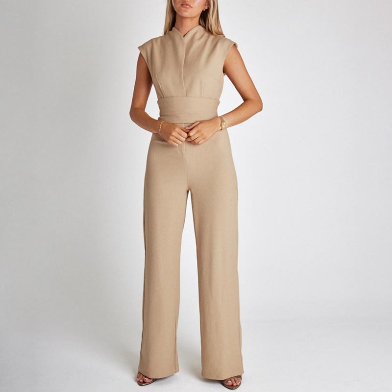 💗Summer Specials✨Women's Sleeveless Wide-Leg Jumpsuit