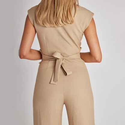 💗Summer Specials✨Women's Sleeveless Wide-Leg Jumpsuit