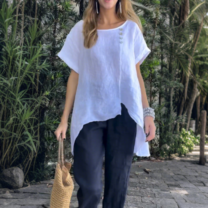 Women's Lightweight Flowy Top and Pants Set
