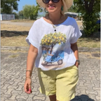 Women's Casual Short Sleeve and Shorts Set