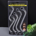 S-Style Double-Ended Box Wrench 5-Piece Set