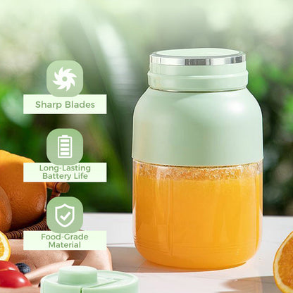 🔥LAATSTE DAG ACTIE - 50% KORTING🔥Draagbare, draadloze sapcentrifuge met grote capaciteit🍑🍌