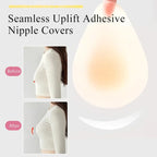 💧Waterdrop Shape Lift Bra | Seamless Silicone Adhesive for Plus Size Support, Strapless Dress Wear