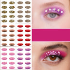 🎉💫 Must-have for parties! Waterproof High Gloss Flash Makeup Stickers