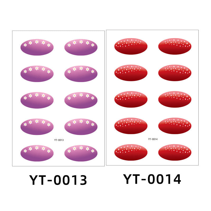 🎉💫 Must-have for parties! Waterproof High Gloss Flash Makeup Stickers