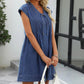 Women's V-Neck Denim Dress