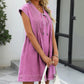 Women's V-Neck Denim Dress