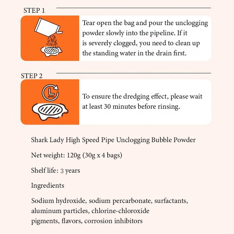 💥💥Multi-Use Powerful Anti-Clog Drain Cleaner Powder