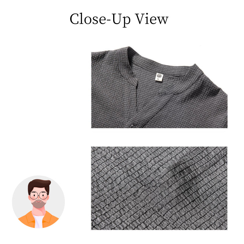 Men’s Cool V-Neck Top & Jogger Pants Set