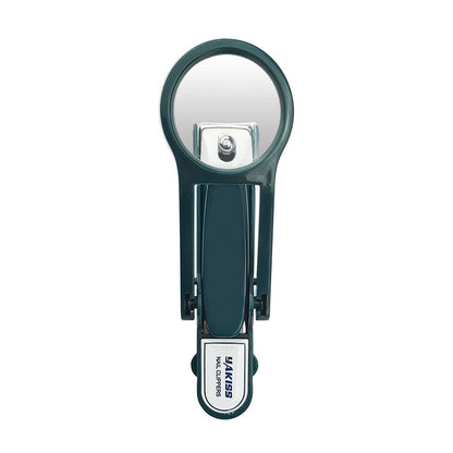 🔍✂️Splash-Proof Nail Clipper with Magnifying Glass