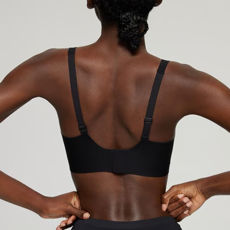 💜LAST DAY-50% OFF💜Jelly Wireless Womens Comfortable Wireless Bras Push Up Bralettes Seamless Tshirts Bras Deep V Everyday Bras