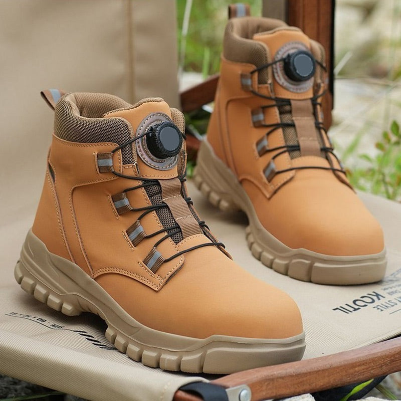 🔥Rutschfeste, leichte Sicherheitsstiefel der Klasse S3 für Unisex, ✅👍 mit stoßfesten Spikes, Anti-Smash- und Anti-Kompressions-Funktion