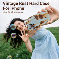 💗LAST DAY PROMOTION - 50%OFF💗Vintage Rust Hard Case For iPhone